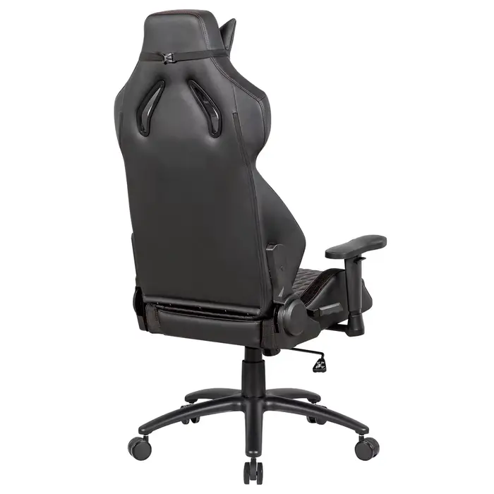 Chaises de bureau pivotantes confortables et réglables avec revêtement en PUC et cuir velours