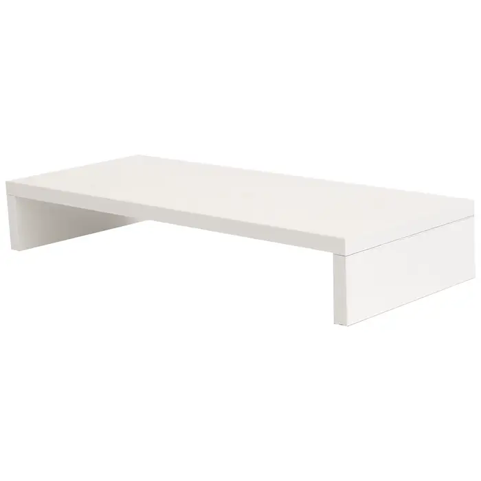 Support de moniteur blanc, 1 pièce, étagère d'ordinateur, support de rangement, support d'affichage,
