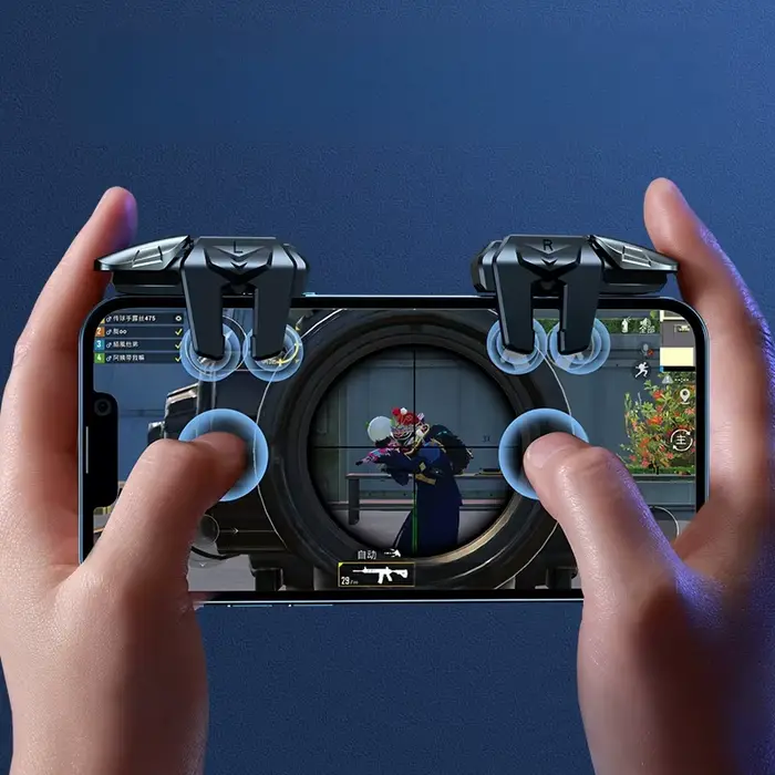 Le déclencheur de jeu mobile G21 est un manette de jeu ergonomique rétractable avec boutons auxiliaires
