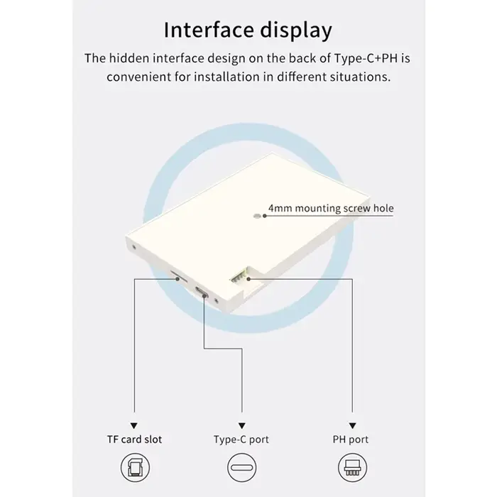 Écran secondaire IPS type-c de 5 pouces