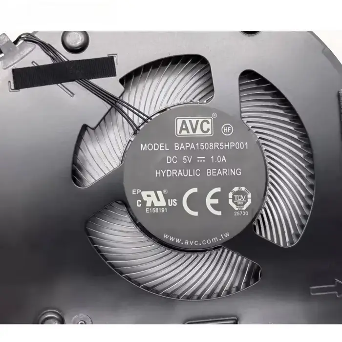 Nouveau ventilateur de refroidissement de processeur pour ordinateur portable ThinkBook 15p IMH 20V3 5F10S13932 AVC BAPA1508R5HP001 5V 1.0A DC28000FSV0