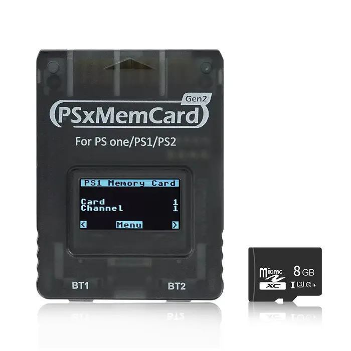 Bitfunx PSxMemCard Gen2 Sd2psXtd pour Stocker les Sauvegardes des Jeux PS1 et PS2 pour Consoles de J