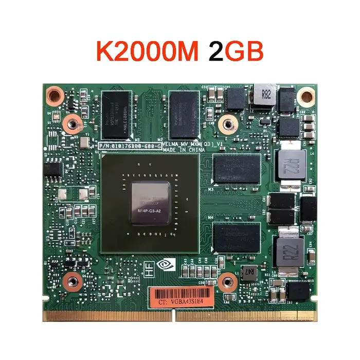 Quadro K610M 1GB K1000M K1100M K2000M K2100M 2GB carte vidéo K610 K1000 K1100 K2000 K2100 pour iMac A1311 A1312 2010 2011