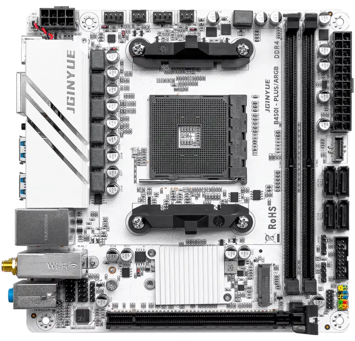 B450 B450I PLUS ARGB carte mère de jeu am4 double canal ddr4 32g m.2 hdmi MINI ITX HTPC