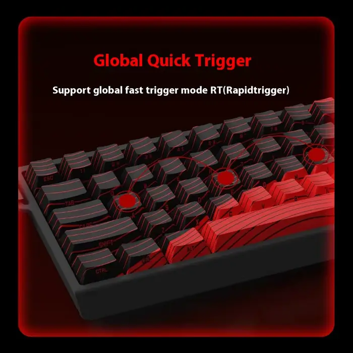 Clavier mécanique Madcatz Mad60 Mad68 HE 8k à interrupteurs magnétiques
