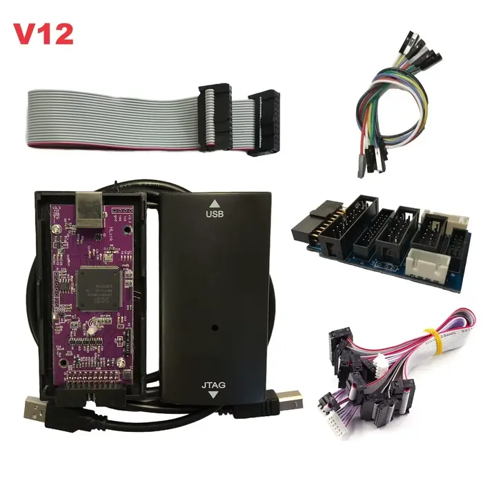 Pour J-LINK JLink V12 J LINK V12 émulateur débogueur Jtag Swd programmeur ARM STM32 MCU débogage out