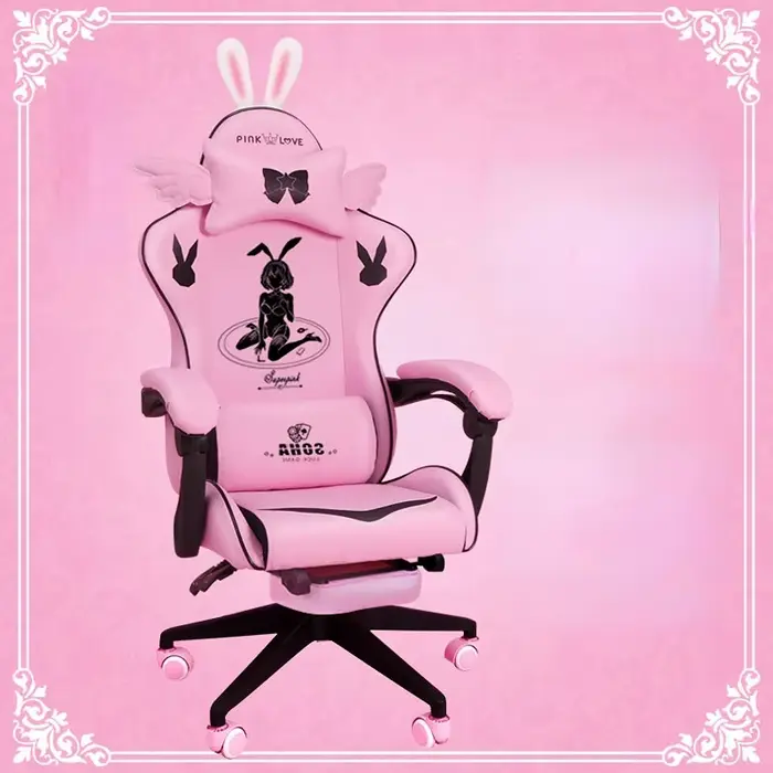 Chaise de jeu rose de haute qualité pour filles