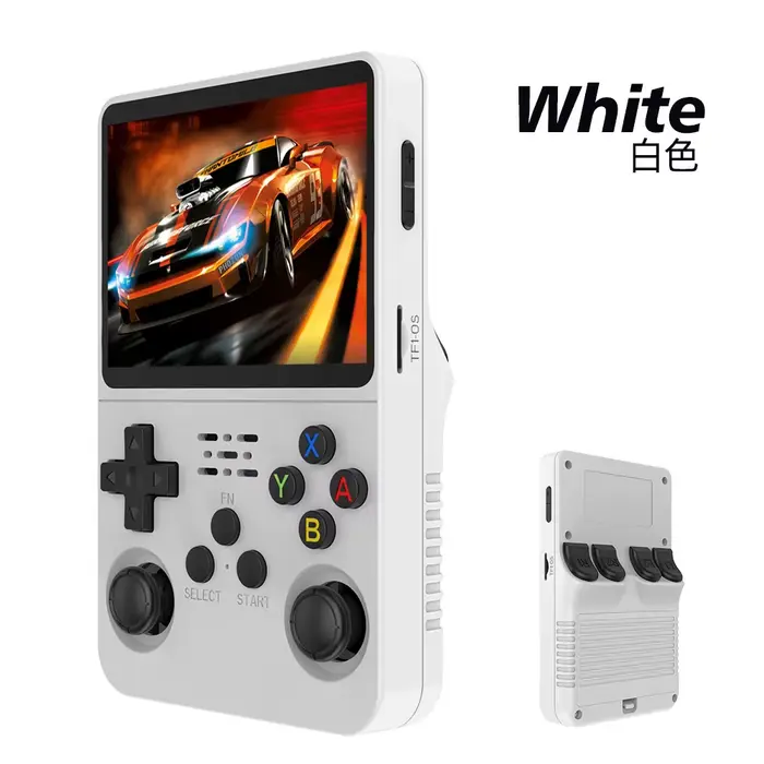 Console de jeu portable rétro R36S, système Linux, écran IPS HD de 3,5 pouces, 64 Go, plus de 20 000
