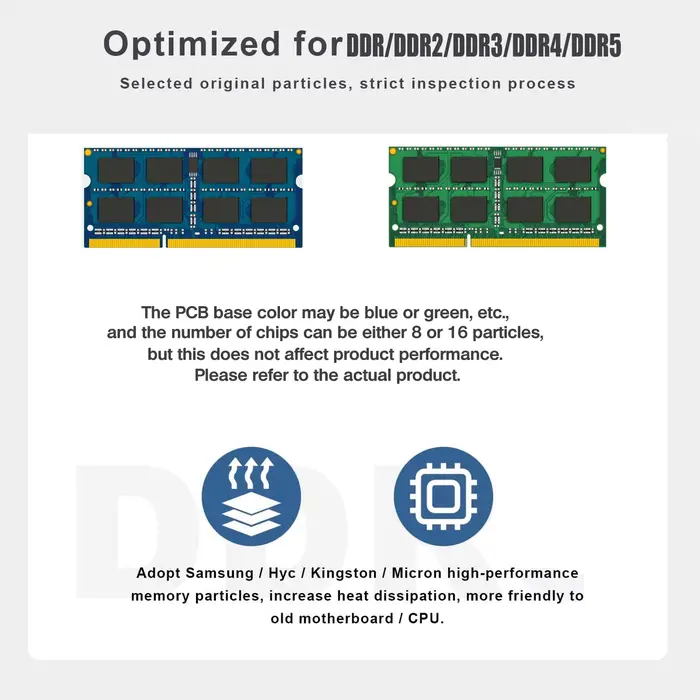 Mémoire RAM DDR3L 1600Mhz 8GB pour ordinateur portable