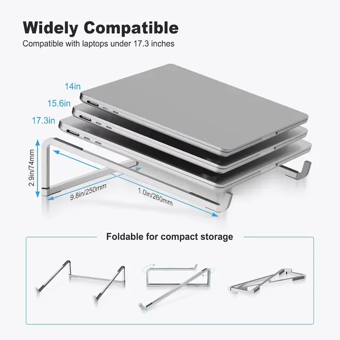 Support pliable pour ordinateur portable