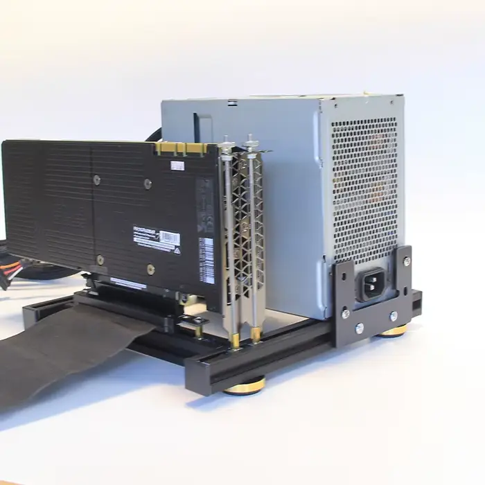 Support de carte graphique externe en aluminium, pour ATX PSU