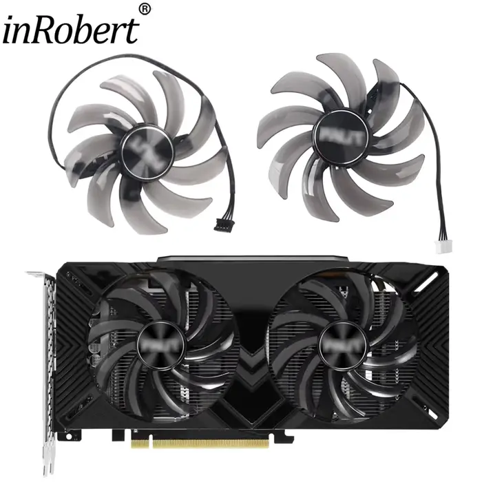 Ventilateur de refroidissement de carte graphique Palit, 85mm FDC10H12S9-C 12V, pour GTX 1660 Ti Super RTX 2060 2070 RTX2060 Dual OC