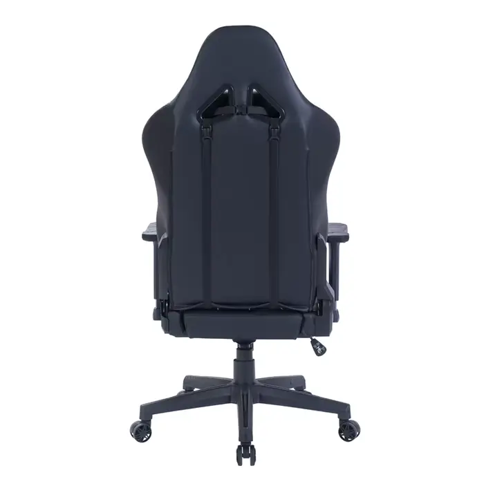 Chaise de jeu inclinable en cuir avec LED RGB pour PC