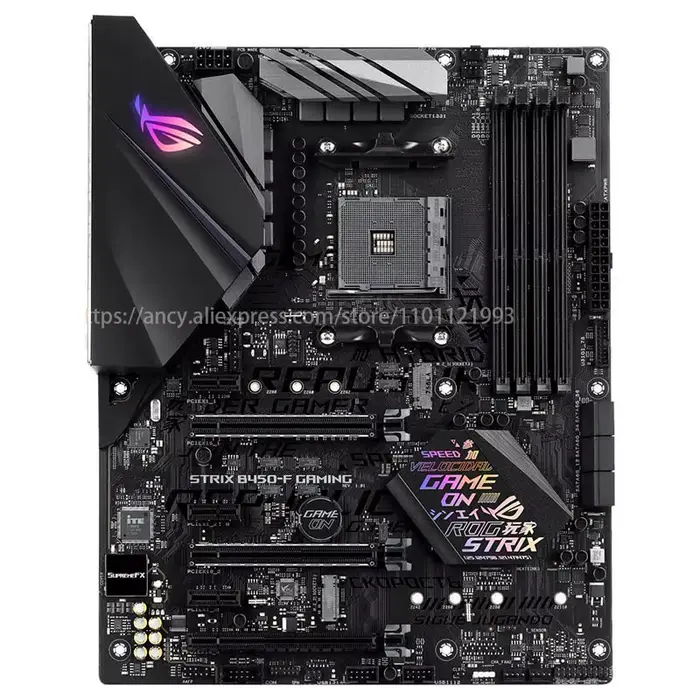 ASUS B450-F GAMING carte mère Socket AM4 DDR4 pour AMD B450M B450