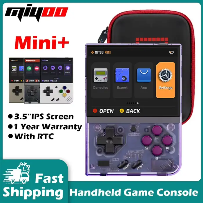 MIYOO Mini Plus Console de jeu Portable rétro