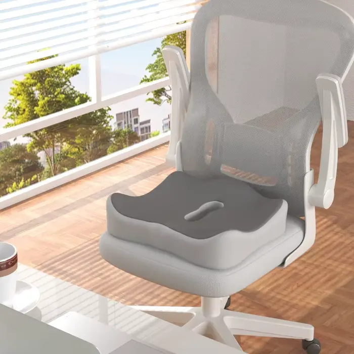 Coussin de siège de bureau ergonomique à 3 zones, support orthopédique, tapis de soulagement de la p
