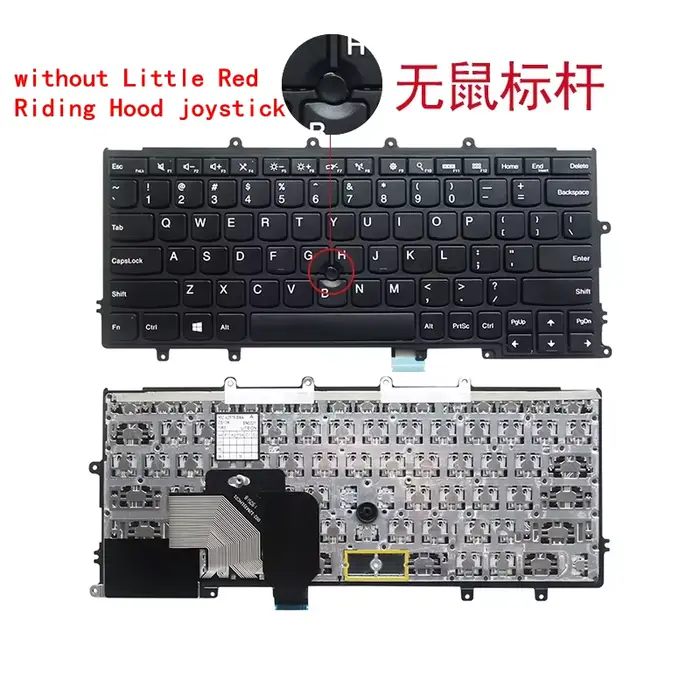 Clavier d'ordinateur portable américain pour Lenovo X230S X240 X240I X240T X250 X250S X260 X270