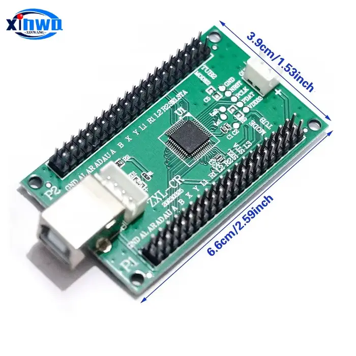 ZXL Twin-Contrôleur de jeu d'arcade PS3 Android TV USB