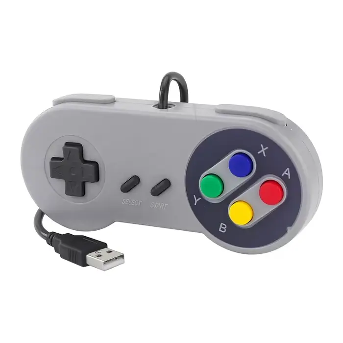 Manette de jeu USB rétro, contrôleur filaire pour jeu Linux, PC NESPi RetroPie Windows Raspberry Pi 