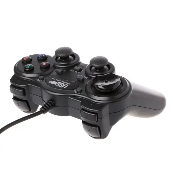 Manette de jeu filaire USB 2.0, Joystick, contrôleur de jeu pour ordinateur portable