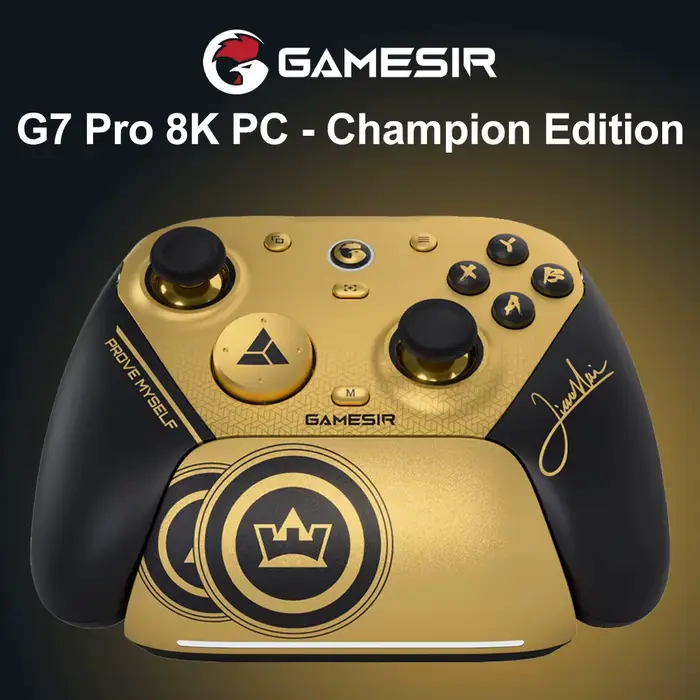 Manette sans fil GameSir G7 Pro 8k PC Aimlabs Edition pour jeux FPS Esport avec contrôle de mouvemen