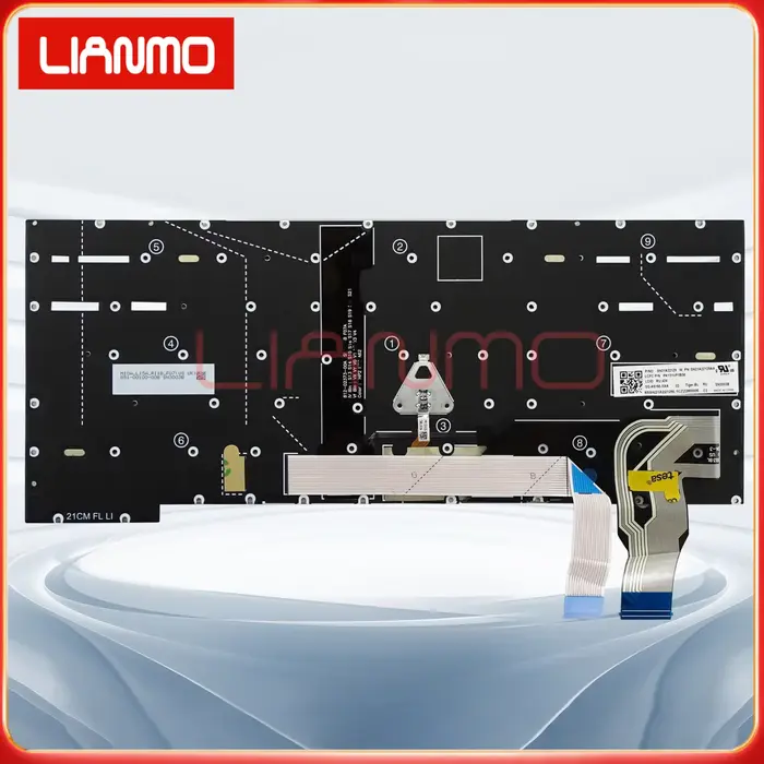 Clavier rétroéclairé pour ordinateur portable Lenovo Thinkpad T14s Gen2 P1 Gen4 X1 Extreme Hermit 4th 2021