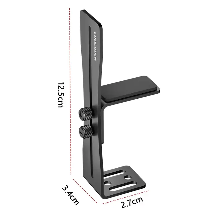 Support de carte graphique d'ordinateur, Support de ventilateur de châssis, Support fixe GPU en alum