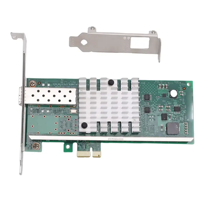 Carte réseau PCI E X1 de 10 go, prise en charge de la puce 82599EN, adaptateur de carte réseau Ether