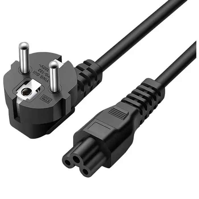 1.5M EU universel ordinateur portable 3 broches chargeur prise adaptateur secteur câble pour HP Dell Toshiba Sony ASUS