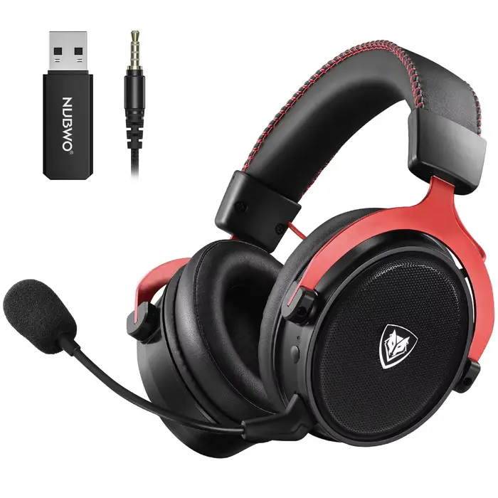 Casque de jeu sans fil NUBWO G07 pour PC, PS4, PS casque de jeu avec micro fixe 2,4 GHz micro antibr