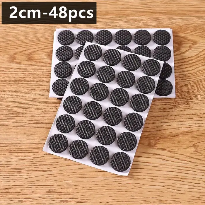 Coussinets en caoutchouc pour pieds de chaise, tapis antidérapant, amortisseur de pare-chocs, protection des pieds de Table auto-adhésive, matériel de protection du sol