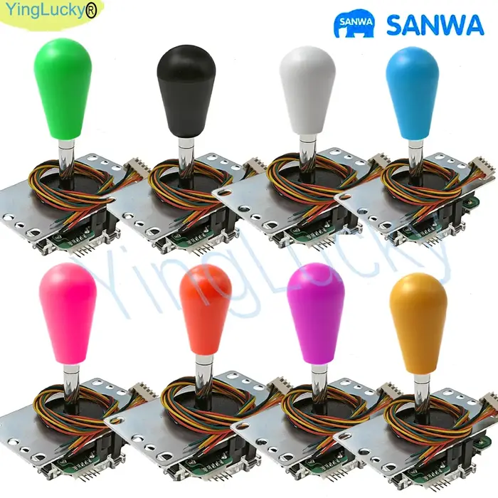 Manette d'arcade SANWA originale japonaise JLX-TP-8Y-SK