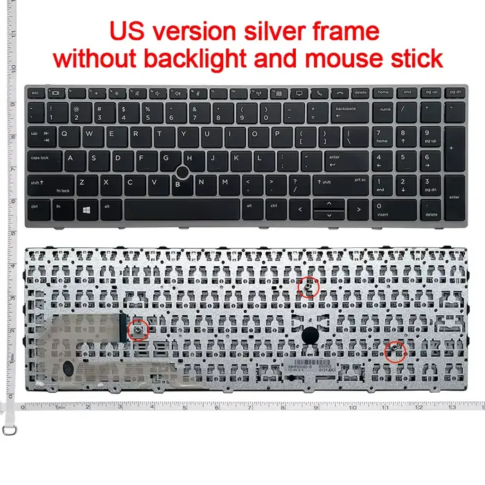 Nouveau clavier d'ordinateur portable américain pour HP EliteBook 750 G5/750 G6/755 G5/755 G6/850 G5