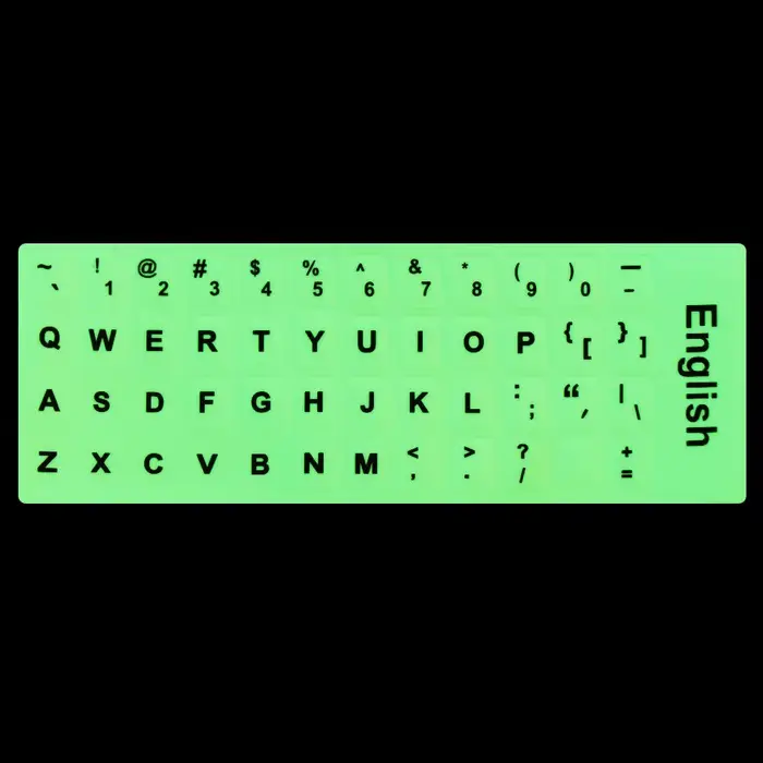Shoous-Autocollants de clavier avec lettre
