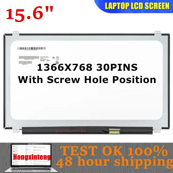 Écran LCD d'ordinateur portable 15,6'' 1366x768 pour Asus K550J N551J A550JK S551 X550L N550 N551Z A