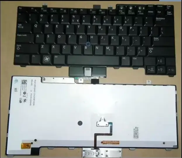 Clavier d'ordinateur portable utilisé pour Dell pour Latitude E6400 E6410 E5500 E5510 E6500 E6510 M2400 M4400 E5400 PP27L clé de point de suivi rétro-éclairé