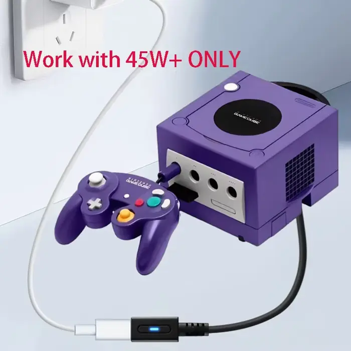 Câble de charge PD 45W de type C adapté à la console NGC