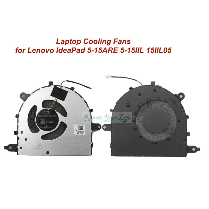 Ventilateurs de refroidissement pour ordinateur portable Lenovo IdeaPad 5V