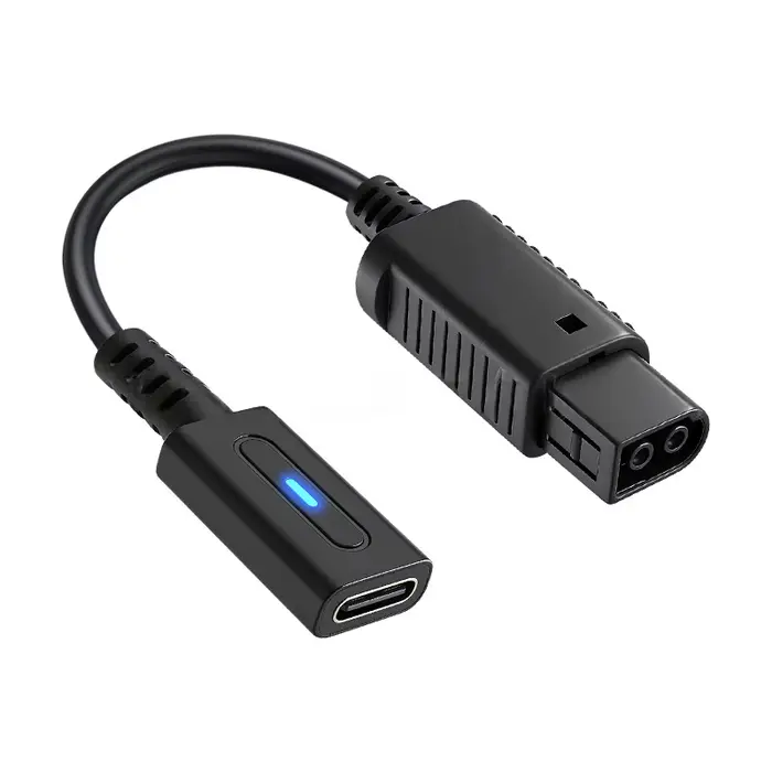 Câble de charge USB-C 45W PD de 12 cm pour console NGC, cordon d'alimentation USB-C pour console de 
