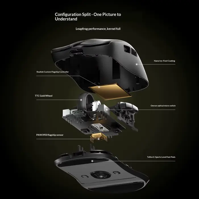 Souris de jeu AULA X9 Max Ultra sans fil