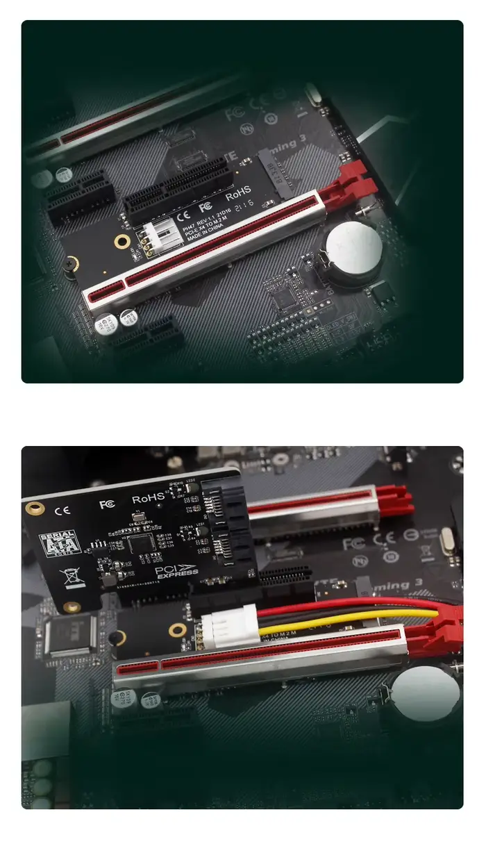 Nouvelle carte adaptateur NGFF M.2 vers PCI-E 4X