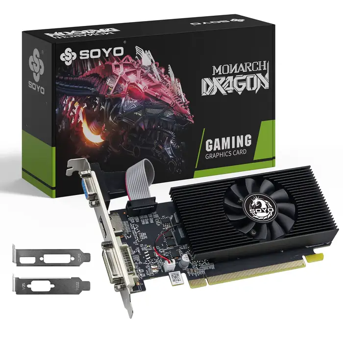 Carte graphique NVIDIA GPU GT 240 1G SOYO DDR3 128Bit 40nm
