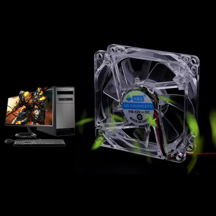PC ordinateur CPU ventilateur 80mm
