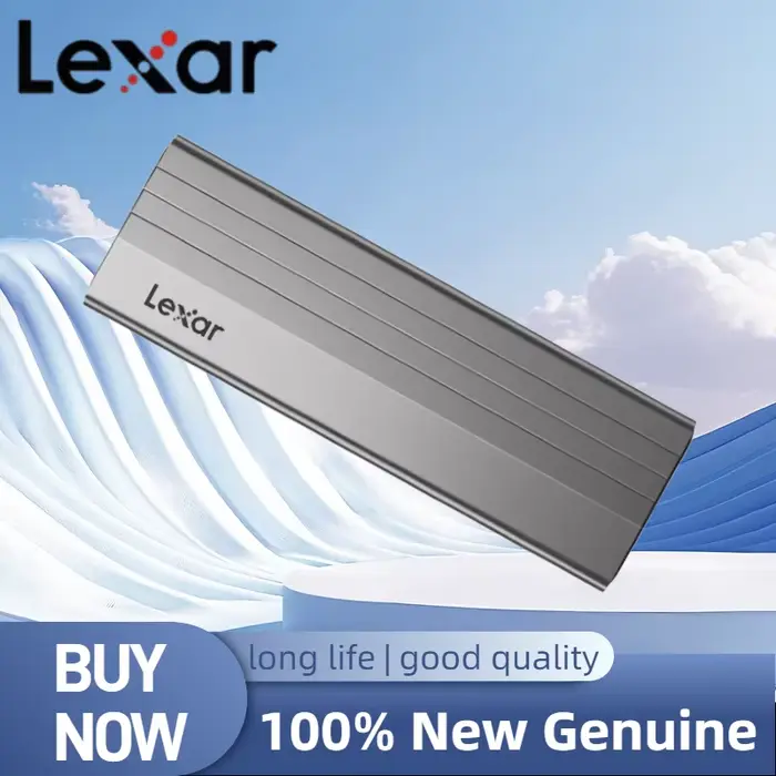 Boîtier SSD M.2 Lexar Original E300 pour SSD NVMe 2230 / 2242 / 2260 / 2280 Type C USB 3.2 Gen 2