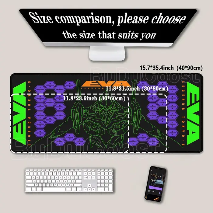 Grand tapis de souris E-E-Evangelione