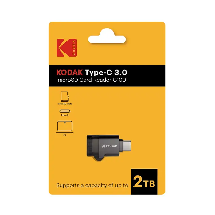 Lecteur de carte Micro SD Kodak type-c, adaptateur de Transmission à grande vitesse pour carte mémoi