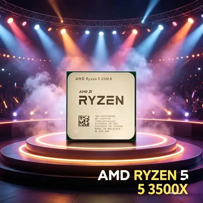 Processeur de bureau AMD Ryzen 5 3500X 3.6GHz 6 cœurs 6 threads, socket AM4, PN 100-000000158, pour 