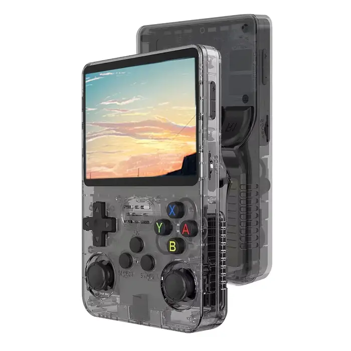 Console de jeux rétro R36S, écran IPS de 3,5 pouces avec système Linux, console de jeux rétro portab