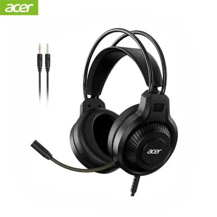 Acer casque de jeu avec micro 7.1 stéréo virtuel Surround lumière LED basse écouteurs casques Gamer pour ordinateur PC