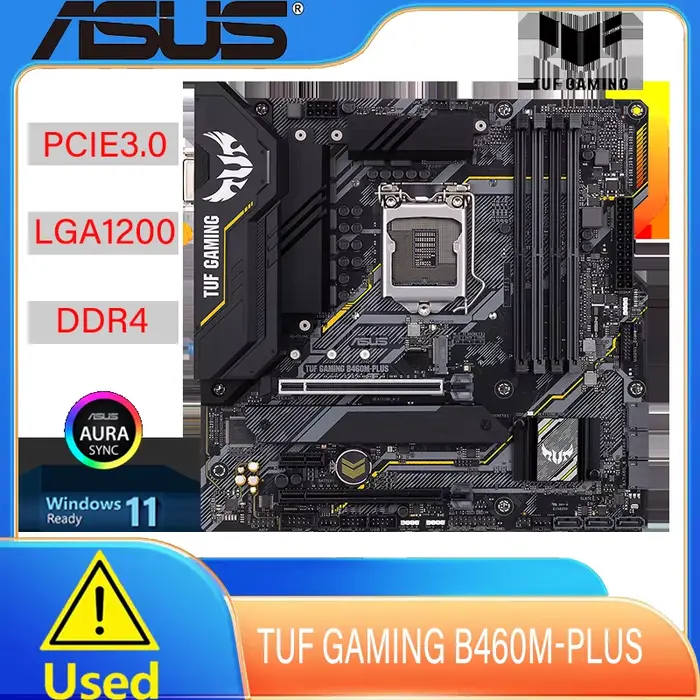 Carte mère ASUS TUF GAMING B460M PLUS mATX Intel B460 DDR4